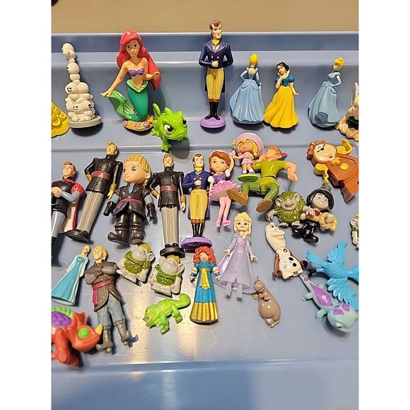 DISNEY Huge Lot Disney Princess Figures Mini Dolls Cake Toppers Lot - Picture 5 of 16